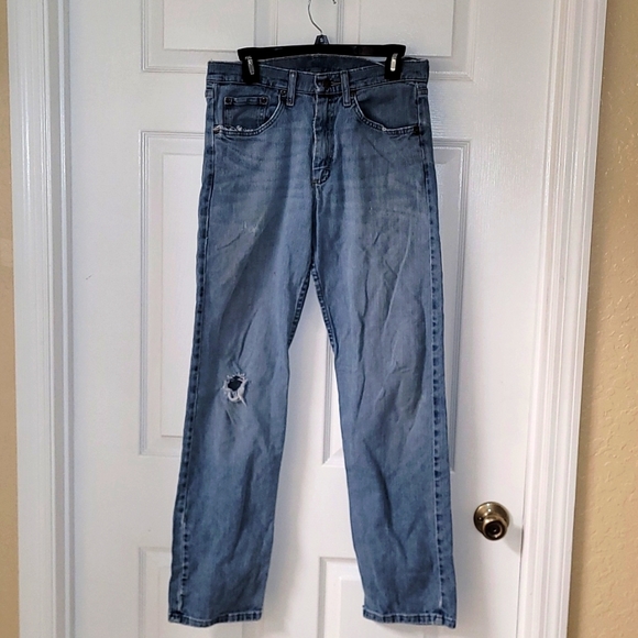 Wrangler Other - Wrangler Men's Rugged Light Denim Blue 5 Pocket Jeans Regular Fit 30 x 32 Cotton